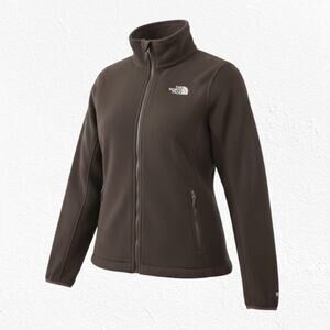 The North Face Brown Full Zip Fleece Outdoor Mid-Weight Jacket Size Medium